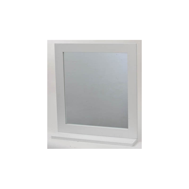 Miroir Avec Tablette Blanc Miami