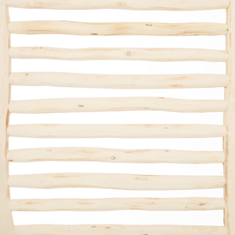 Paravent En Bois Zahir Naturel Clair Atmosphera