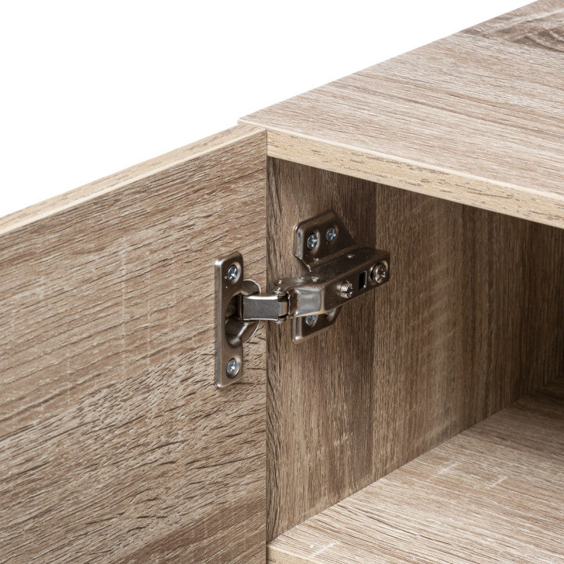  Etagère Murale 2 Niveaux + Porte 57x30 Naturel Fixup 5Five