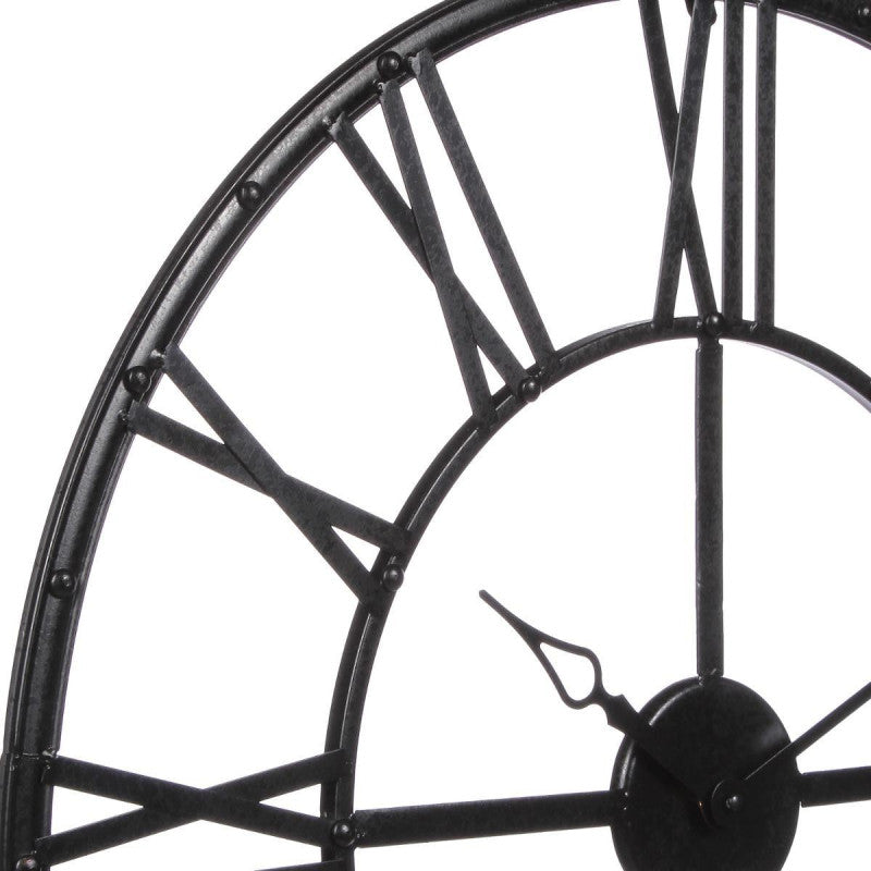  Horloge Chiffres Romains Vintage 70 Cm Noir Atmosphera