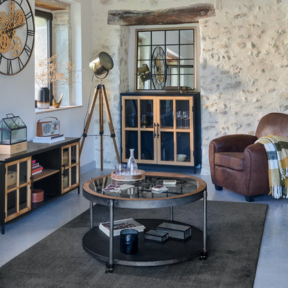  Horloge Méca Métal Isae D90 Atmosphera