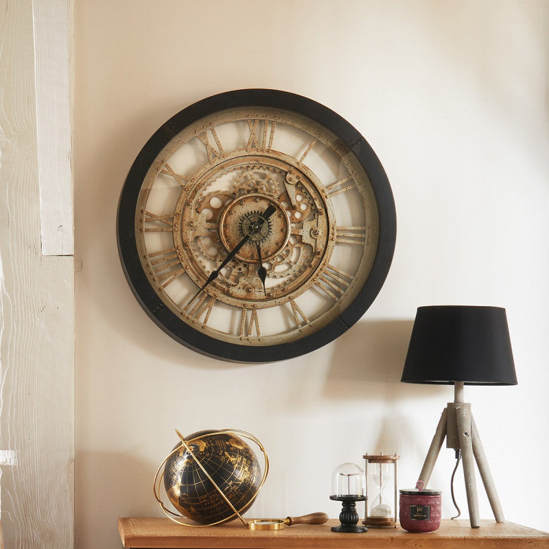  Horloge Style Mécanique 60 Cm Atmosphera