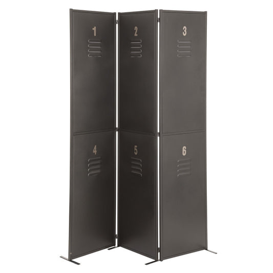  Paravent En Métal Soul 170 Cm Gris Atmosphera