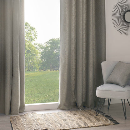  Rideau Isolant Tim Taupe 140x260 Atmosphera