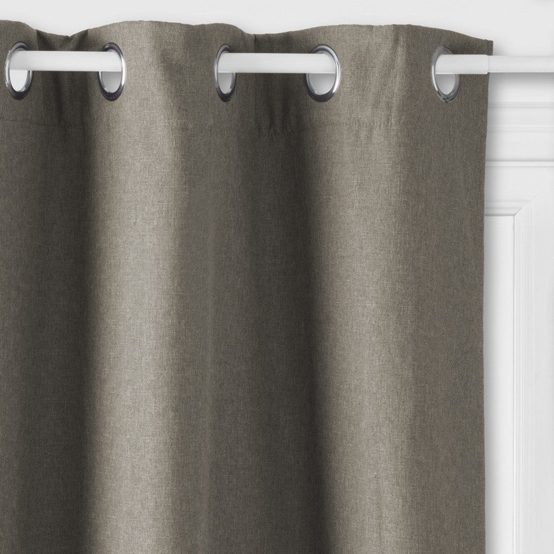  Rideau Isolant Tim Taupe 140x260 Atmosphera