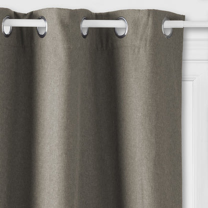  Rideau Isolant Tim Taupe 140x260 Atmosphera