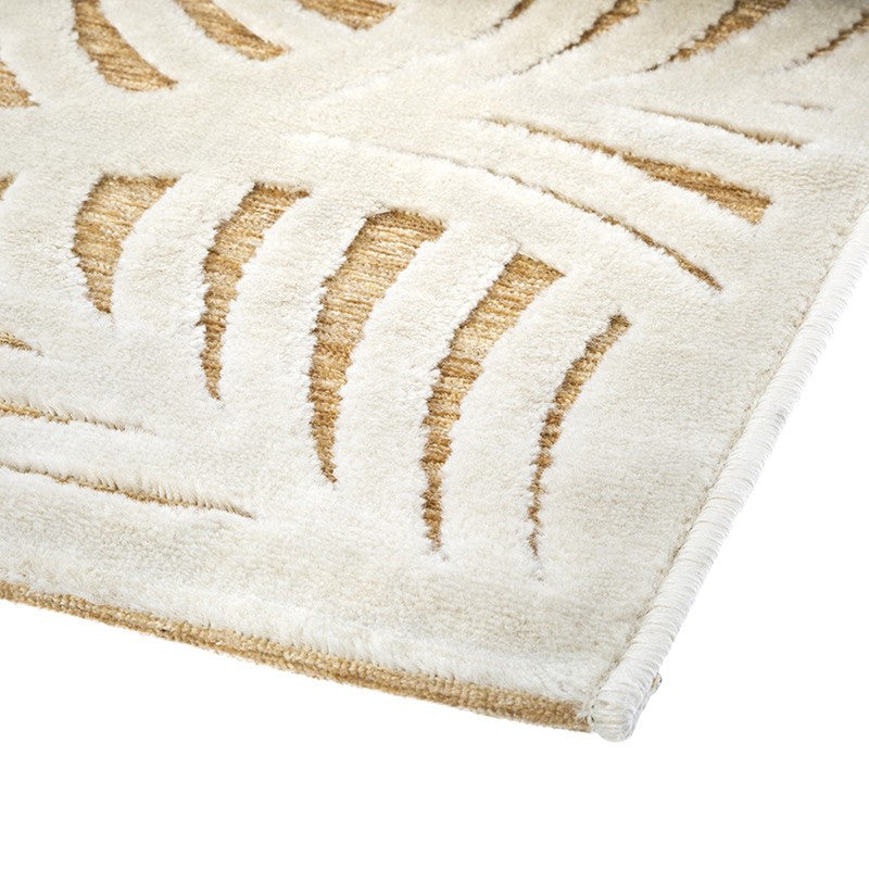  Tapis Rectangulaire Relief Feuille 160x230 Atmosphera